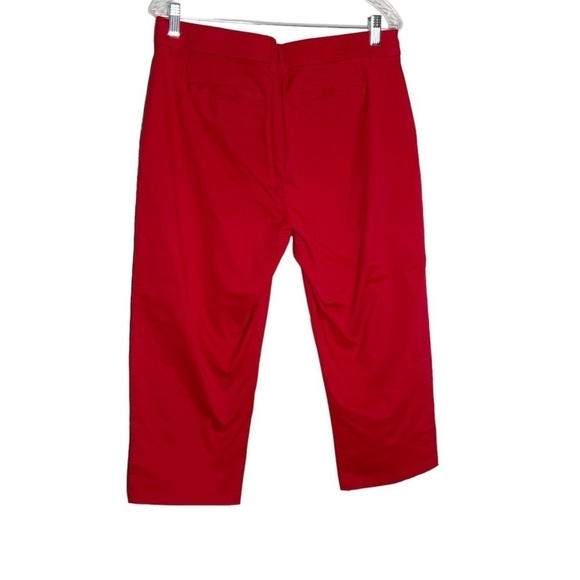 Crofts & Barrow red cropped pants. Size 12 - Picture 4 of 5